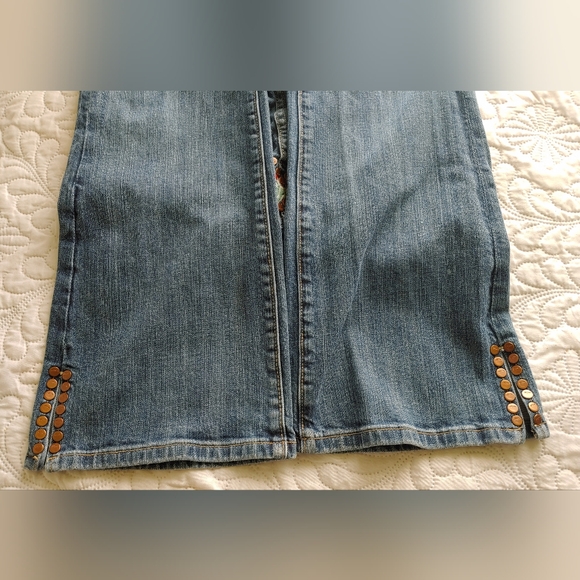 Vigoss Vintage Y2K Love Jeans Juniors 9/10 - Picture 6 of 14